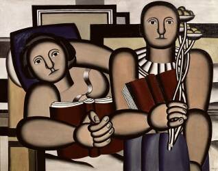La lecture (Fernand Léger) - Muzeo.com