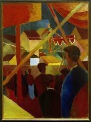 Acrobate (August Macke) - Muzeo.com