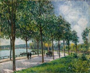 Allée des châtaigniers (Alfred Sisley) - Muzeo.com
