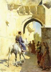 An Arab Scene (Edwin Lord Weeks) - Muzeo.com