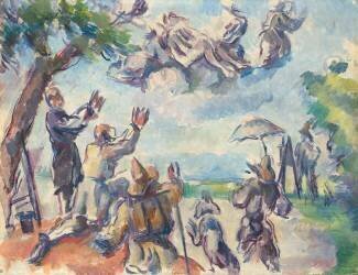 Apothéose de Delacroix (Paul Cézanne) - Muzeo.com