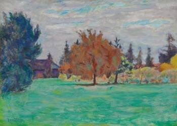 Arbre jaune (Pierre Bonnard) - Muzeo.com