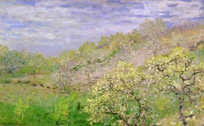 Arbres en fleurs (Claude Monet) - Muzeo.com