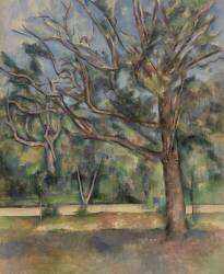 Arbres et route (Paul Cézanne) - Muzeo.com