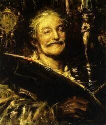 Autoportrait (Antonio Mancini) - Muzeo.com