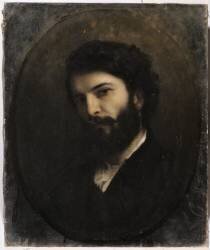 Autoportrait (Ernest Hébert) - Muzeo.com