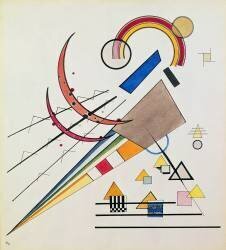 Avec le Triangle (Wassily Kandinsky) - Muzeo.com