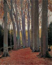 Avenue de platanes (Santiago Rusiñol) - Muzeo.com