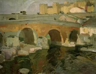 Avila, Vieux Pont (Joaquin Sorolla y Bastida) - Muzeo.com