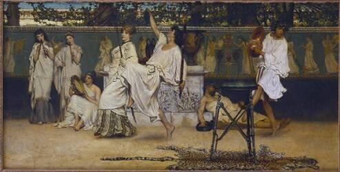 Bacchanale (Lawrence Alma-Tadema) - Muzeo.com