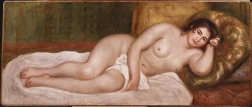 Baigneuse allongée (Auguste Renoir) - Muzeo.com