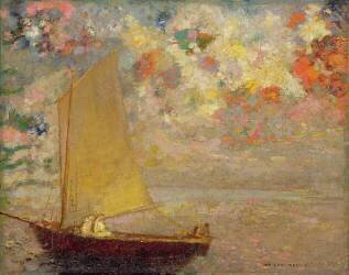 Bateau à voiles (Odilon Redon) - Muzeo.com