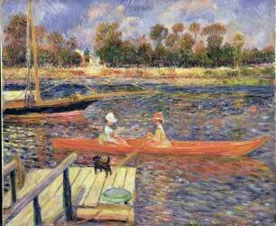 Bateau rouge (Auguste Renoir) - Muzeo.com