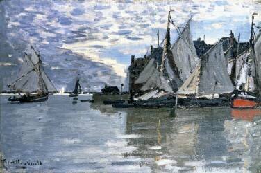 Bateaux à voile (Claude Monet) - Muzeo.com