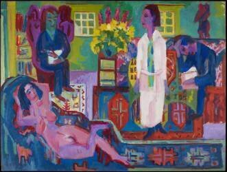 Bohème Moderne (Ernst Ludwig Kirchner) - Muzeo.com