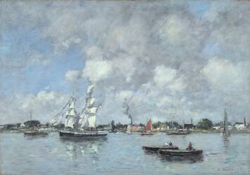 Bordeaux (Eugène Boudin) - Muzeo.com