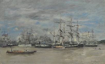 Bordeaux (Eugène Boudin) - Muzeo.com