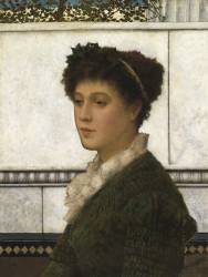 Brunette (John Atkinson Grimshaw) - Muzeo.com