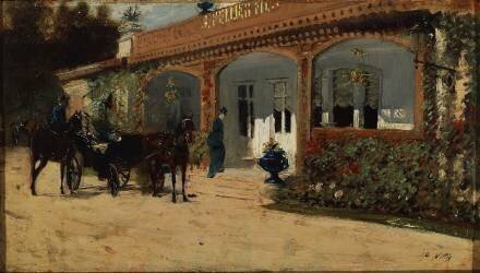 Café (Giuseppe de Nittis) - Muzeo.com