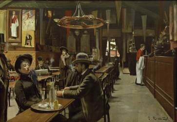 Café de Montmartre (Santiago Rusiñol) - Muzeo.com