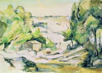 Campagne en Provence (Paul Cézanne) - Muzeo.com