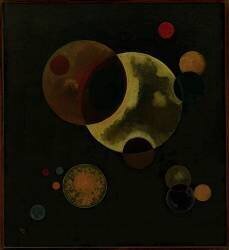 Cercles lourds (Wassily Kandinsky) - Muzeo.com