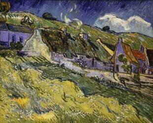 Chalets à Auvers-sur-Oise (Vincent van Gogh) - Muzeo.com