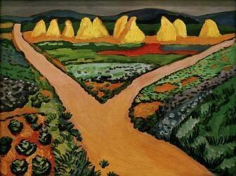 Champ de légumes (August Macke) - Muzeo.com