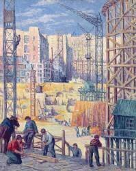 Chantier à Paris (Maximilien Luce) - Muzeo.com