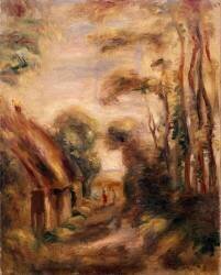 Chaumières à Berneval (Auguste Renoir) - Muzeo.com