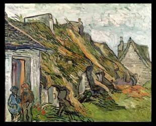 Chaumières à Chaponval (Vincent van Gogh) - Muzeo.com