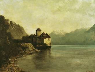 Château de Chillon (Gustave Courbet) - Muzeo.com