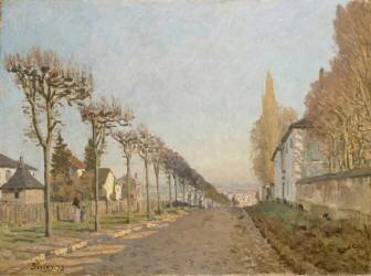 Chemin de la Machine, Louveciennes (Alfred Sisley) - Muzeo.com