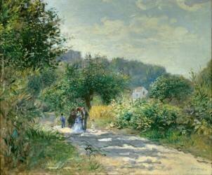 Chemin vers Louveciennes (Auguste Renoir) - Muzeo.com