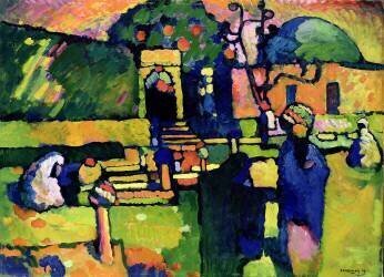Cimetière arabe (Wassily Kandinsky) - Muzeo.com