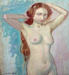Coiffure nue (Maurice Denis) - Muzeo.com