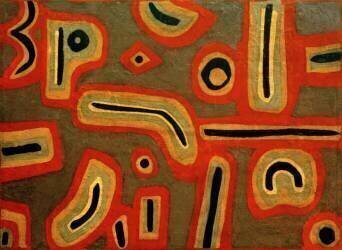 Composition en rouge (Paul Klee) - Muzeo.com