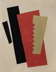 Composition (rouge-noir-or) (Lioubov Popova) - Muzeo.com