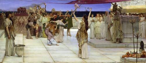 Consécration à Bacchus (Lawrence Alma-Tadema) - Muzeo.com