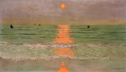 Coucher de soleil (Félix Vallotton) - Muzeo.com