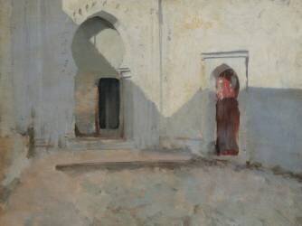 Cour (John Singer Sargent) - Muzeo.com