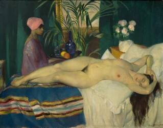 Courtisane endormie (Henri Ottmann) - Muzeo.com