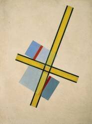 Croix jaune (Laszlo Moholy-Nagy) - Muzeo.com