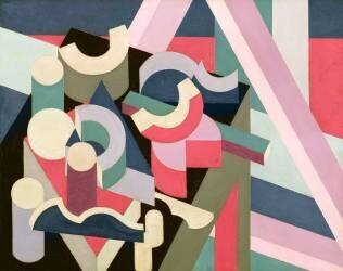 Cube Composition #1 (Patrick Henry Bruce) - Muzeo.com