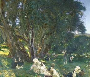Cueilleurs d'Olives Albanais (John Singer Sargent) - Muzeo.com