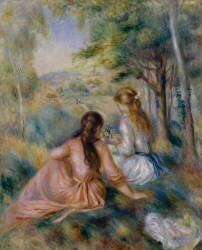 Dans la prairie (Auguste Renoir) - Muzeo.com