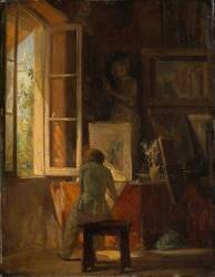Dans l'atelier (Charles Hippolyte Giraud) - Muzeo.com