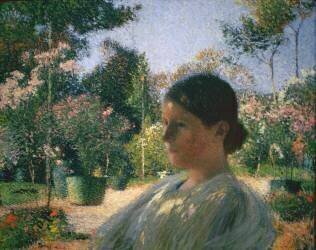 Dans le jardin (Henri Martin) - Muzeo.com