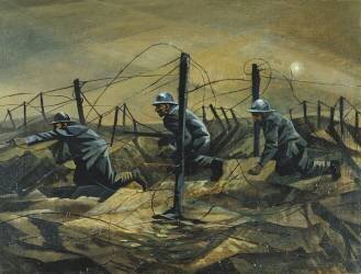 Dans les tranchées (Christopher Nevinson) - Muzeo.com