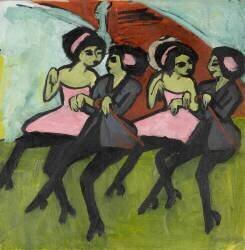 Danseuses du Panama (Ernst Ludwig Kirchner) - Muzeo.com
